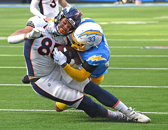 Chargers beat Broncos, stay in playoff chase