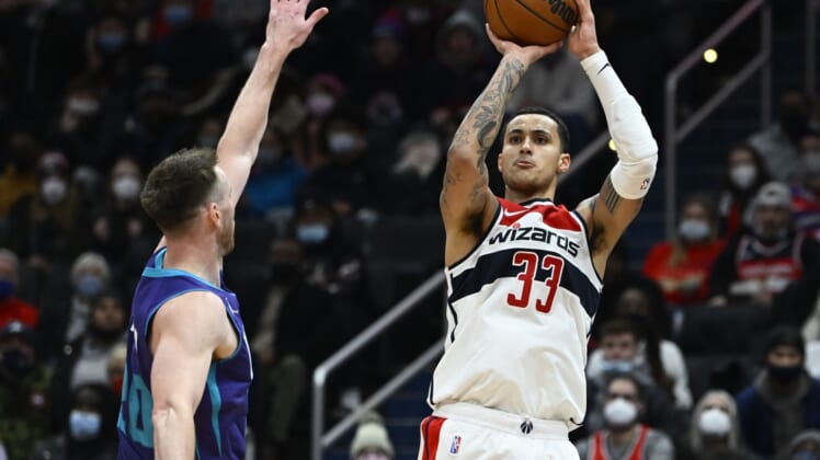 Kyle Kuzma filling void for Washington with Houston next