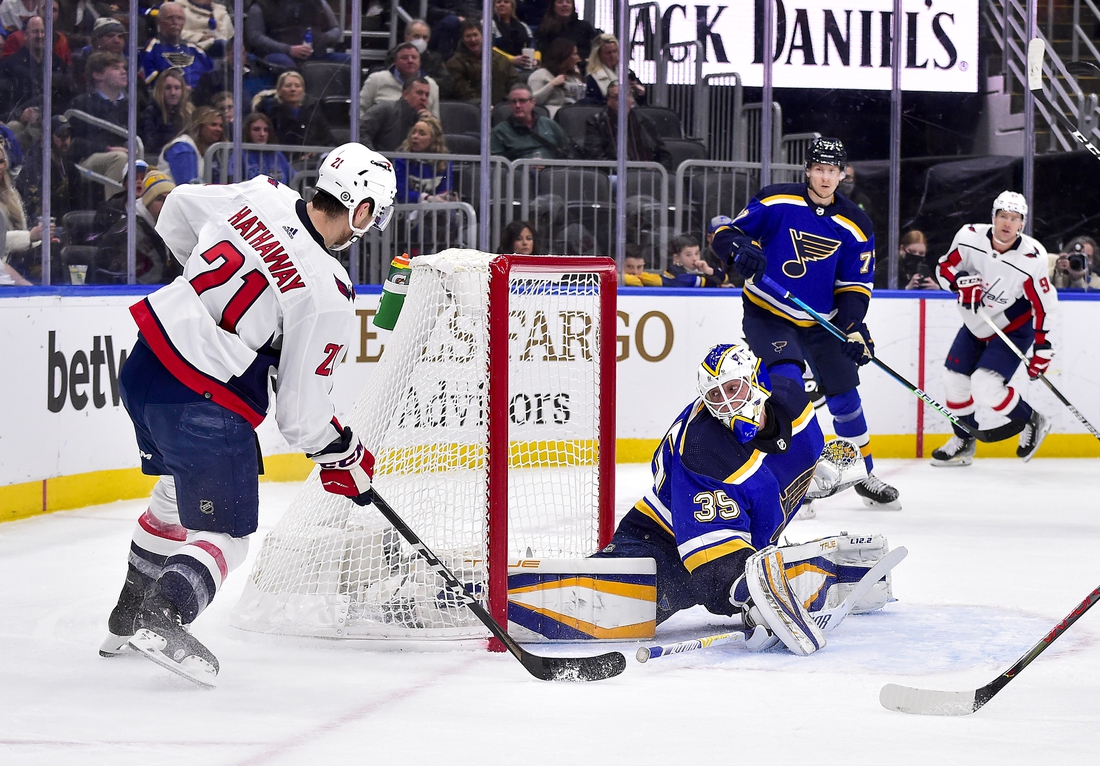 Pavel Buchnevich scored two goals and set up another as the St. Louis Blues...