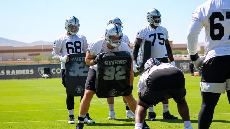 raiders depth offensive line