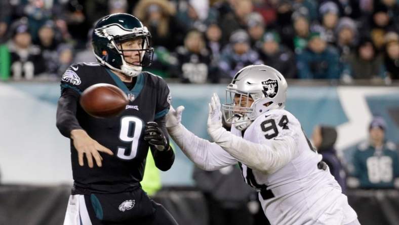 Las Vegas Raiders Report Philadelphia Eagles