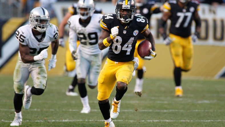 antonio brown raiders trade steelers