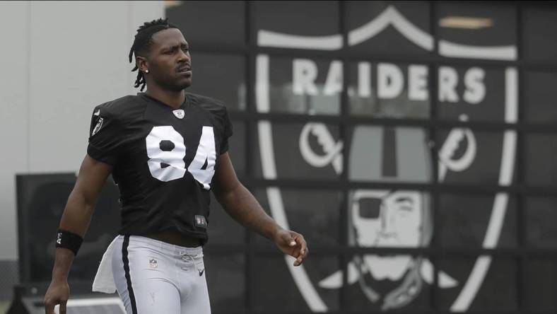 antonio brown released raiders