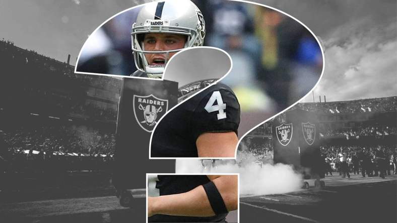 Michael Lombardi Derek Carr Jon Gruden Oakland Raiders