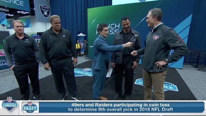 Oakland Raiders coin toss