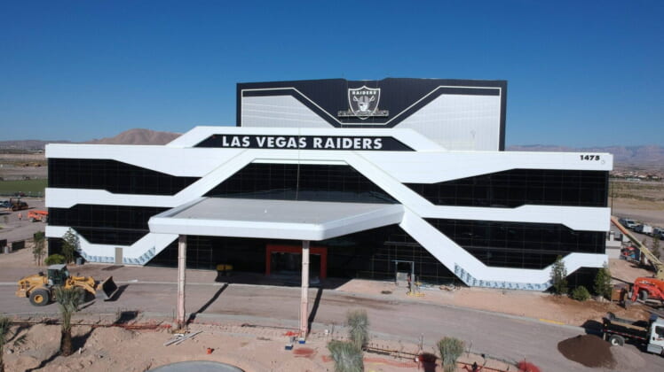 Las Vegas raiders headquarters and training sender Henderson