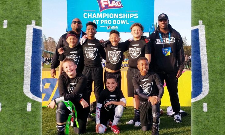 Raiders partner with NFL FLAG to host Flag Football Tournament