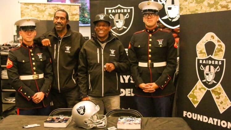 Raiders Foundation Toys for Tots Cliff Branch Jerry Robinson