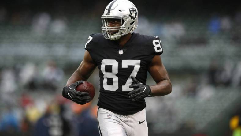 jared Cook Oakland Raiders inside the numbers