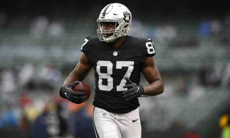 jared Cook Oakland Raiders inside the numbers