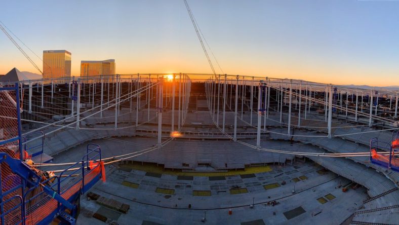 allegiant stadium roof las vegas raiders