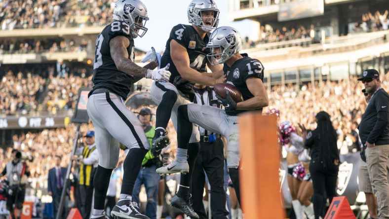 oakland raiders derek carr hunter renfrow