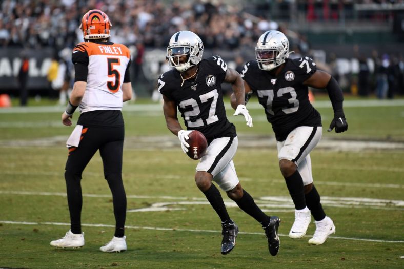 trayvon mullen raiders bengals silver and black today