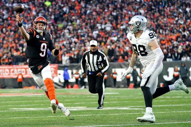 Raiders-Bengals playoff game most expensive game ever on resale