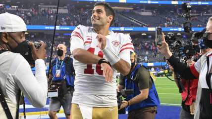 Jimmy Garoppolo trade not expected to cost a first-round pick