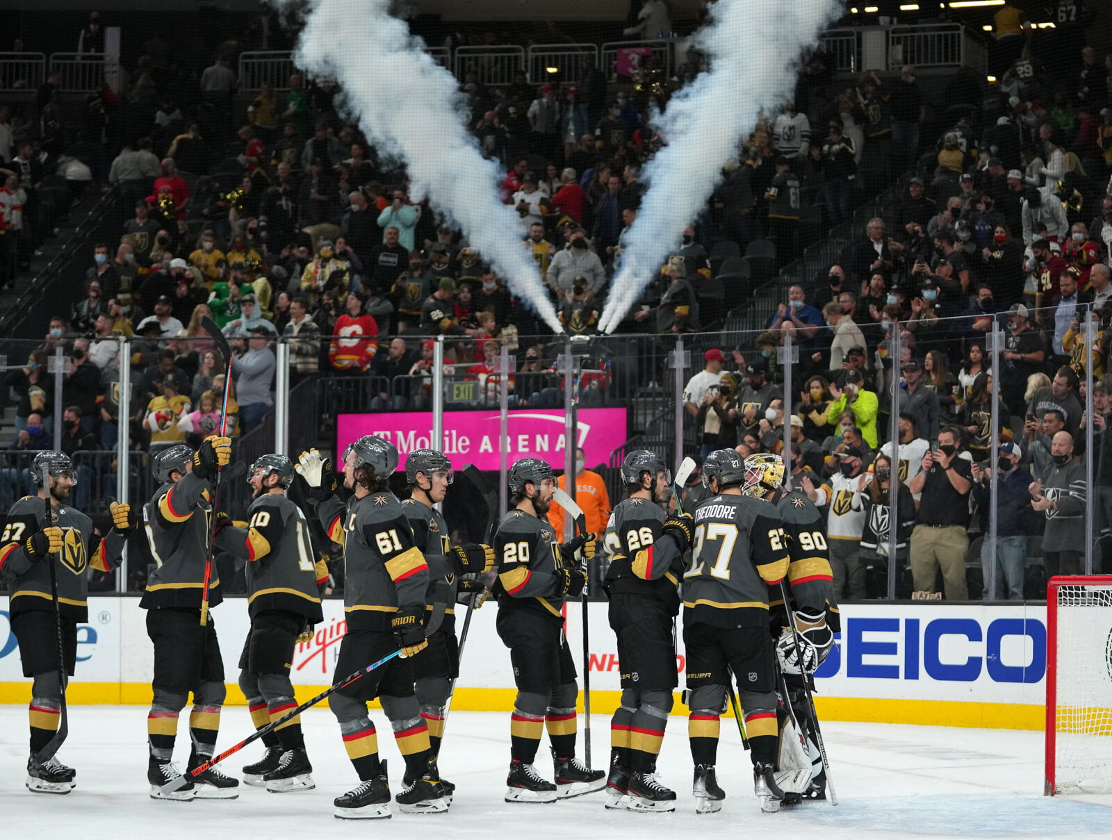 NHL: Calgary Flames at Vegas Golden Knights