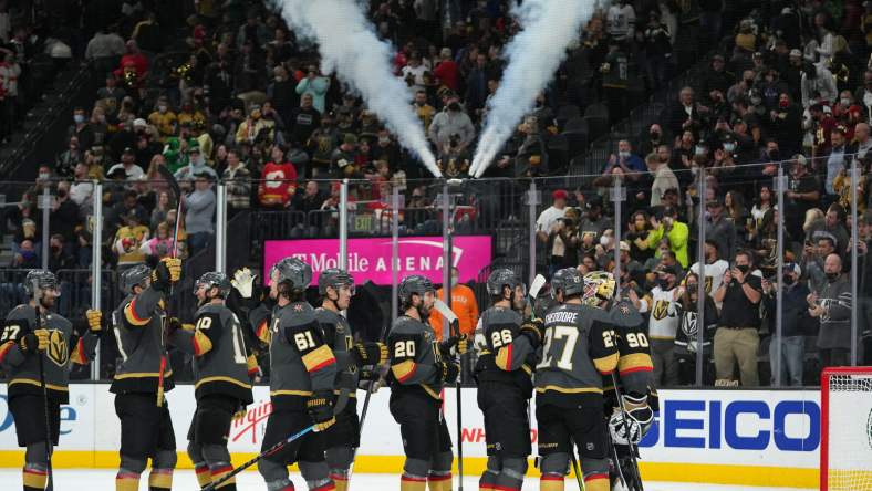 NHL: Calgary Flames at Vegas Golden Knights