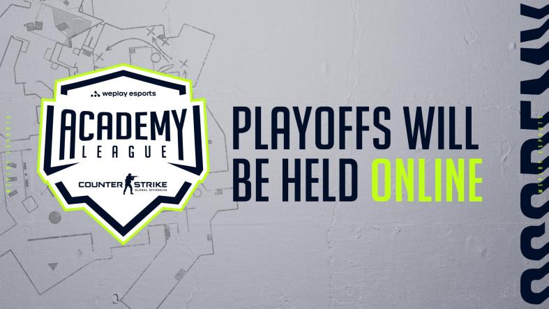 The WePlay Academy League Season 3 playoffs will be held remotely due to COVID-19 complications.