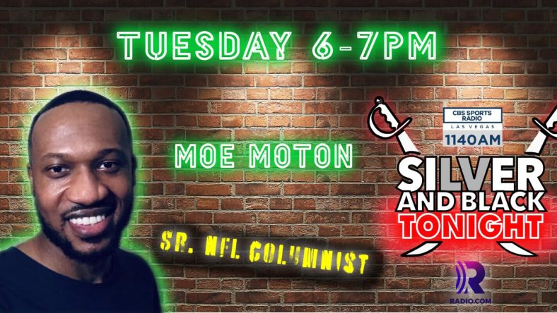 moe moton silver and black tonight raiders cbs sports 1140