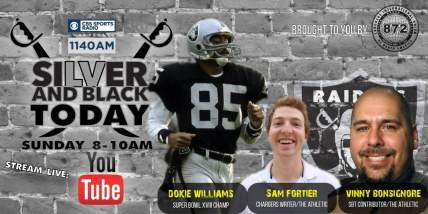 silver and black today radio show dokie williams oakland raiders