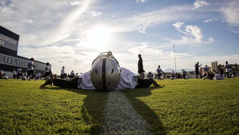 Las Vegas Raiders training camp 2020 Paul Guenther