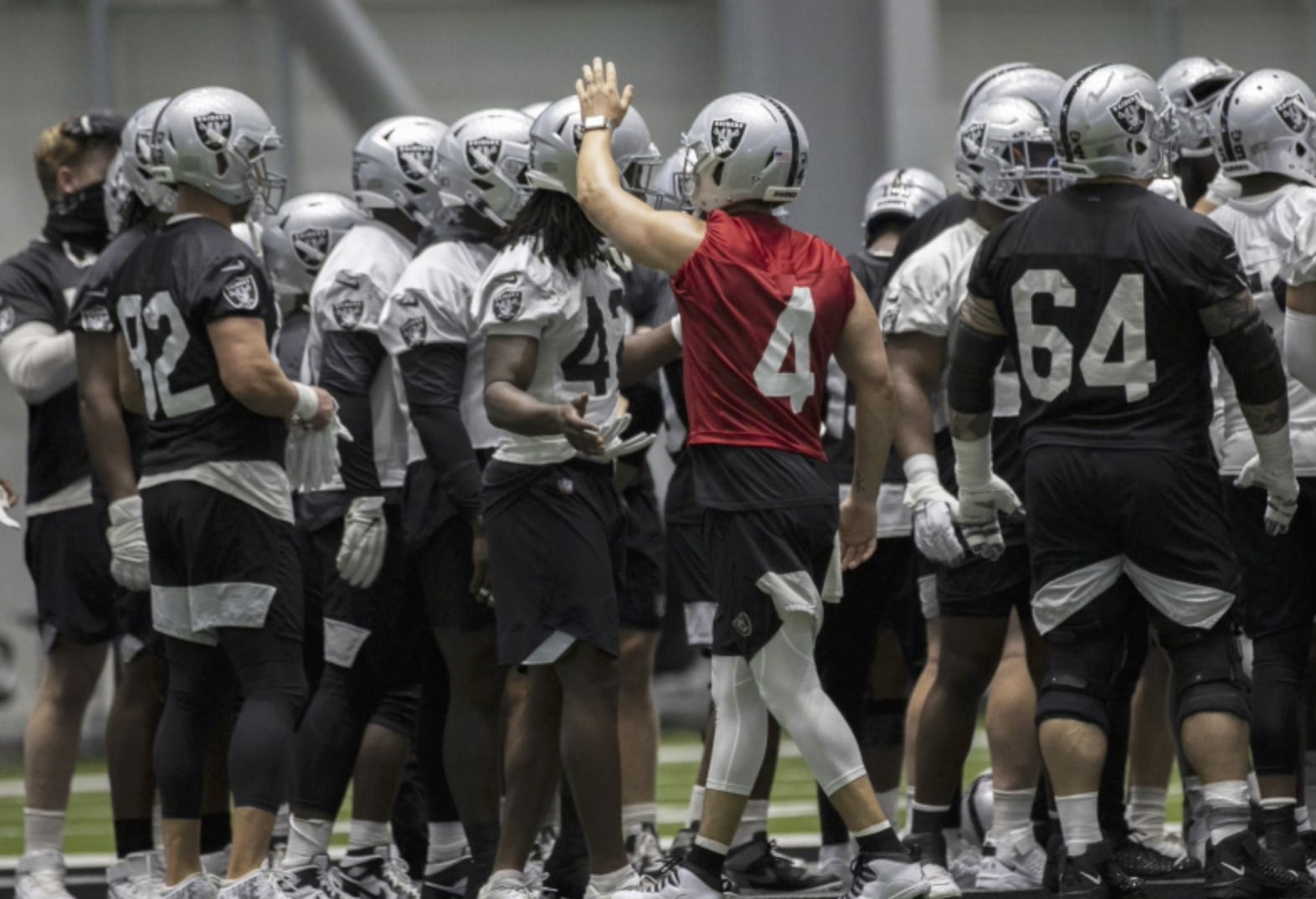 Las Vegas Raiders training camp Darren waller