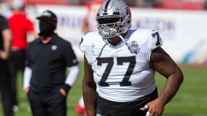 Trent Brown COVID Las Vegas Raiders