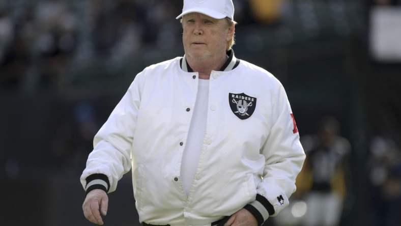 Raiders Mark Davis attends Tina Tintor funeral