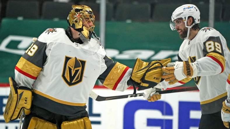 Vegas Golden Knights Marc-Andre Fleury Minnesota wild