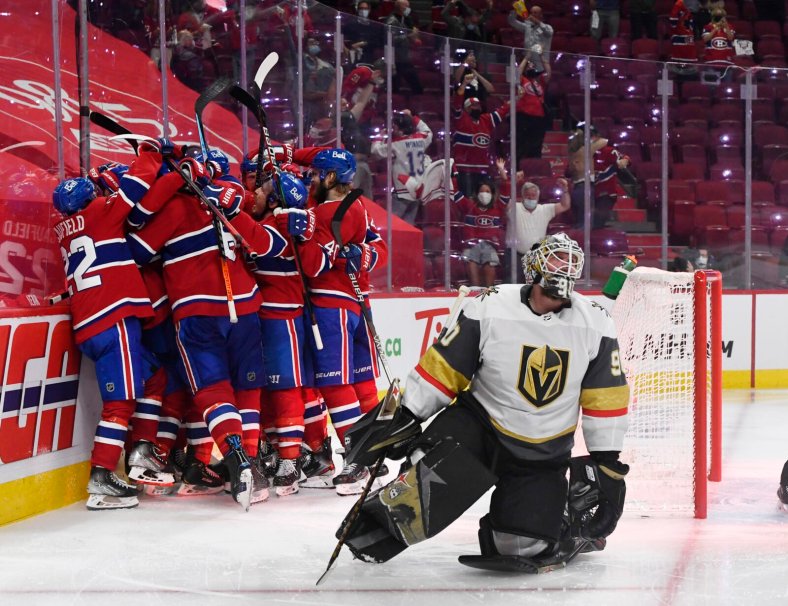 vegas golden knights montreal canadiens nhl playoffs