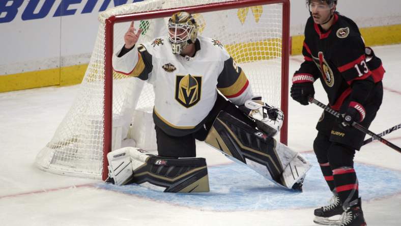 Golden Knights Robin Lehner