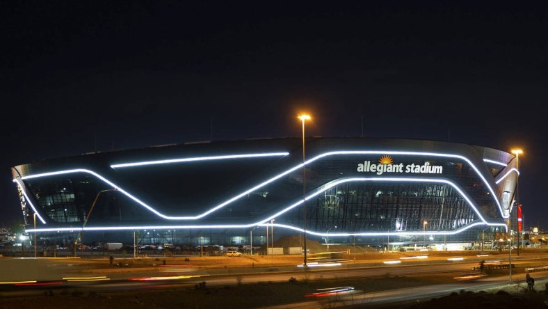 allegiant stadium no fans Las Vegas Raiders