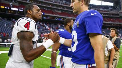 Deshaun Watson to New York Giants generating smoke