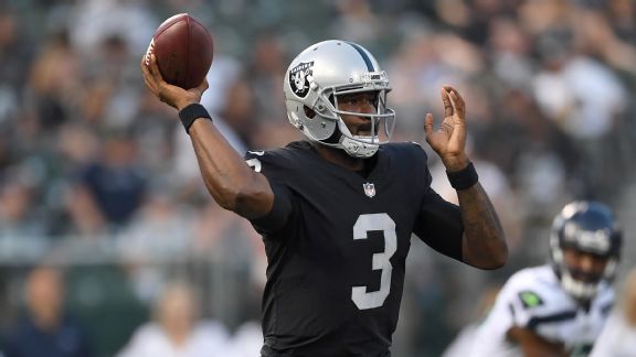 EJ Manuel Oakland Raiders Las Vegas Raiders Report Derek Carr