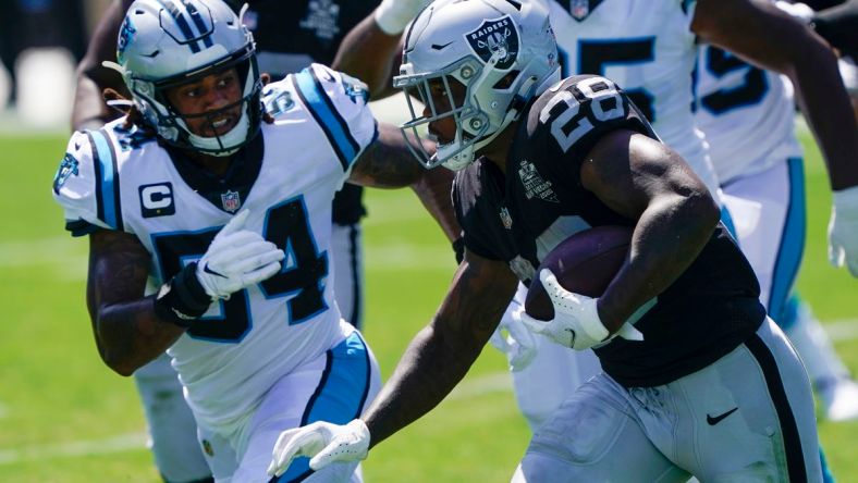 Raiders win Carolina Panthers