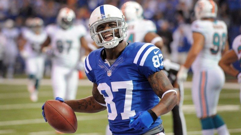 In 14 seasons with the Colts Reggie Wayne compiled 14,345 yards receiving and 82 touchdowns.

Xxx Colts 35 Jpg Spt Sports Usa