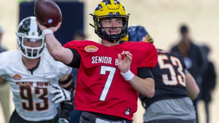 QB Shea Patterson goes first overall to Michigan in USFL draft