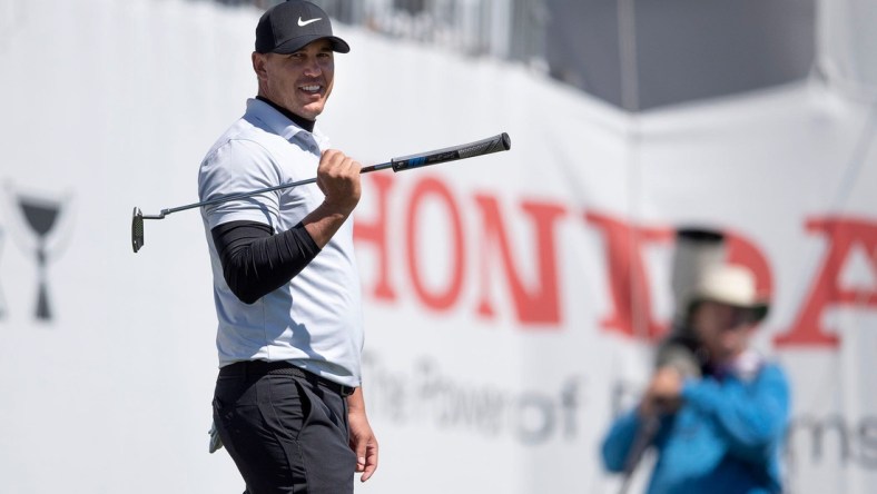 Brooks Koepka on the 9th hole during the second round of the 2020 Honda Classic at PGA National in Palm Beach Gardens. [ALLEN EYESTONE/The Palm Beach Post]