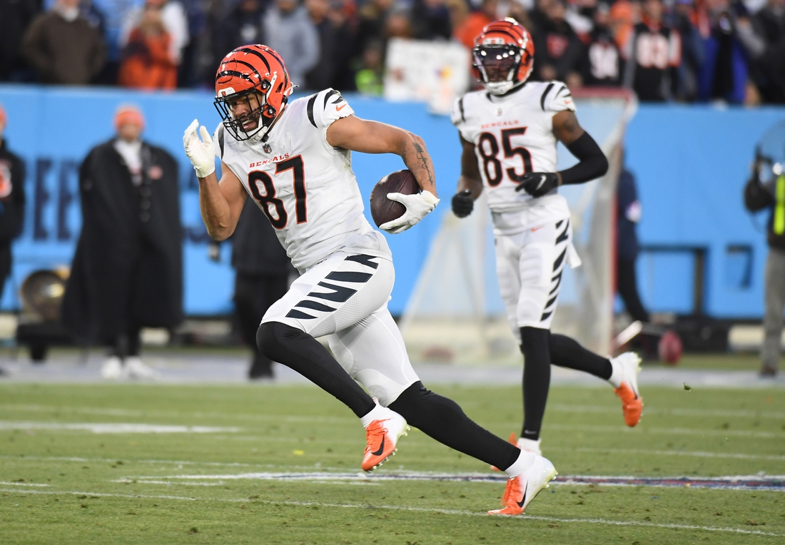 Bengals tight end C.J. Uzomah out for the season