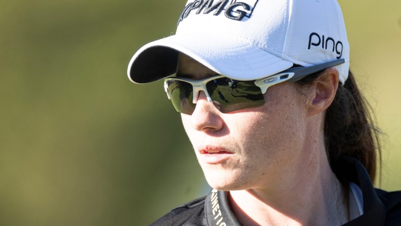 Leona Maguire plays in the second round of the 2022 LPGA Drive On Championship at Crown Colony in Fort Myers on Friday, Feb. 4, 2022.  She is tied for the lead at -13 under.

Maguire9346