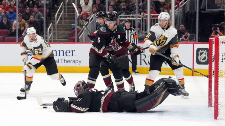 coyotes golden knights