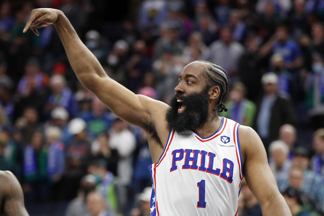 Nba Roundup James Harden Leads 76ers Rout In Debut