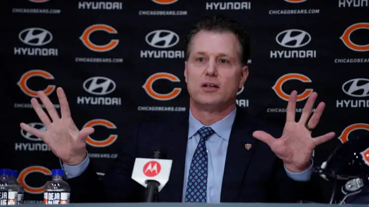 NFL: Chicago Bears-Head Coach Matt Eberflus Press Conference