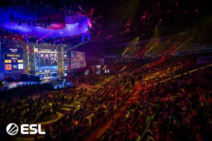 The stage at IEM Katowice 2022.