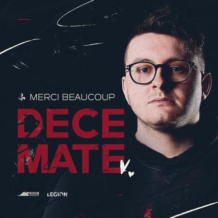 The Paris Legion have dropped Decemate from their Call of Duty roster.