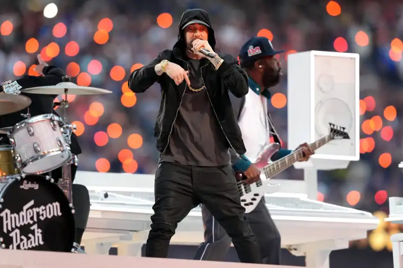 Eminem Air Jordan 3 Super Bowl 56 LVI Slim Shady PE
