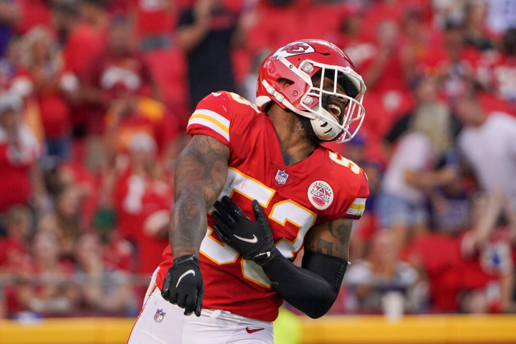 Starting linebacker Anthony Hitchens released by the Kansas City Chiefs