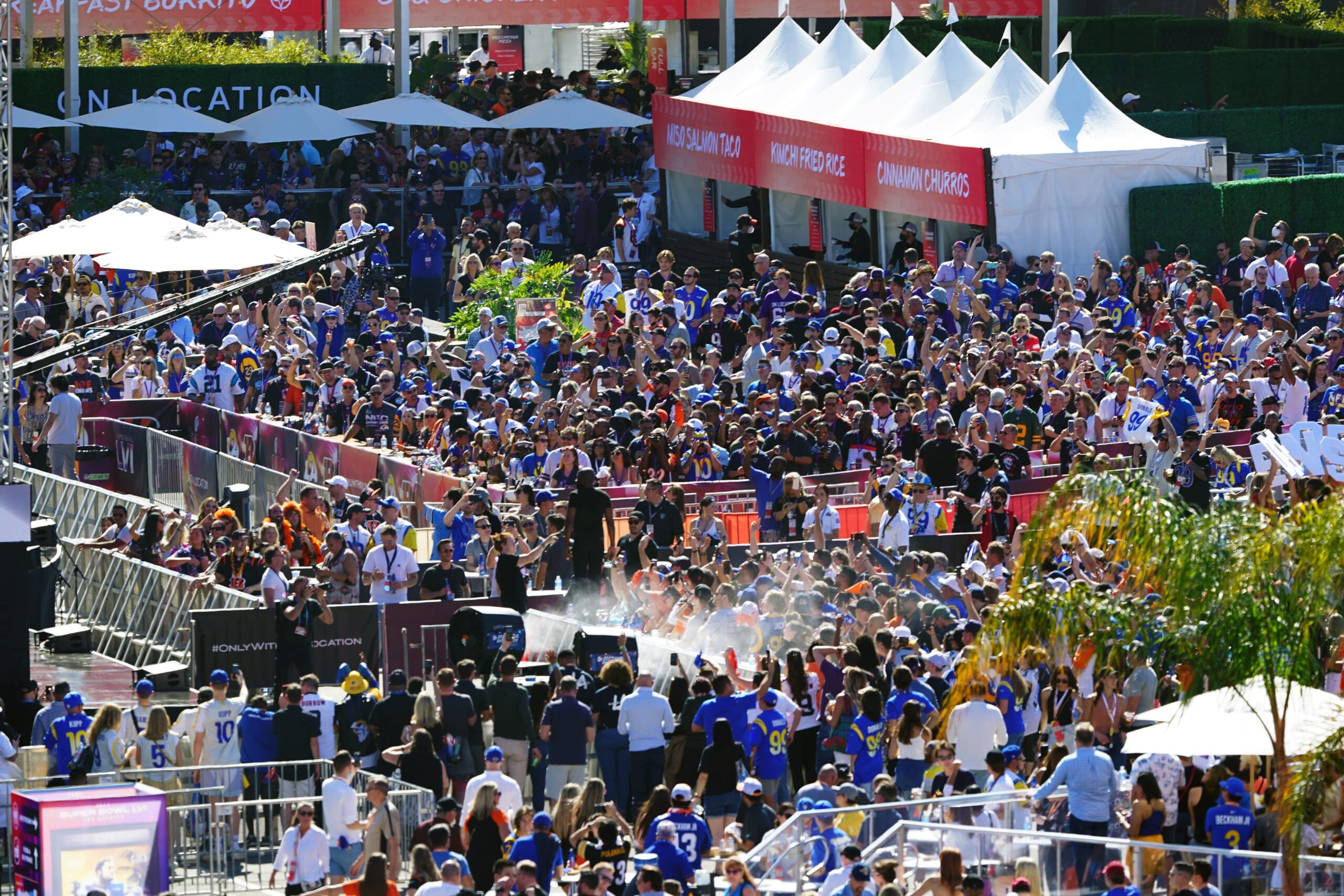 Bengals fans at The Banks go on a roller coaster of emotions during Super  Bowl LVI