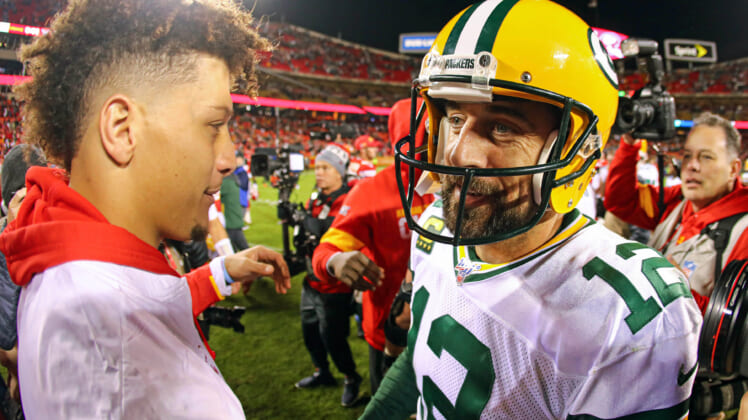 patrick mahomes and aaron rodgers, nfl mvp favorites