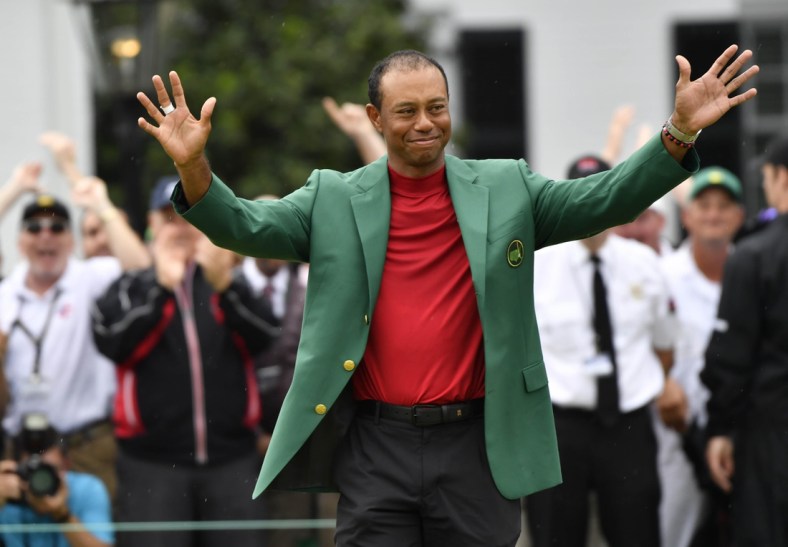 Tiger Woods celebrates with the green jacket after winning the 2019 Masters at Augusta National Golf Club.

ghows_gallery_ei-LK-200408240-ef111a71.jpg